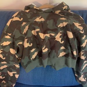 Sweater | Cropped Sweater | Camo Top |